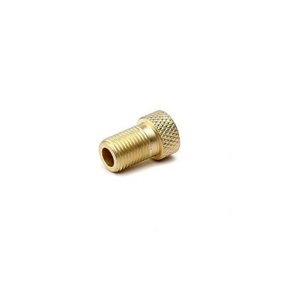 Image of Weldtite Presta To Schrader Valve Adapter Gold