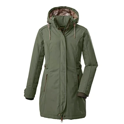 Image of G.I.G.A. DX GIGEQ 38333 000 Women&#039;s Casual Functional Parka with Zip Off Hood GW 6 WMN PRK Forest Green Size 40