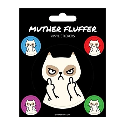 Image of Grindstore Muther Fluffer Vinyl Sticker Set Pack