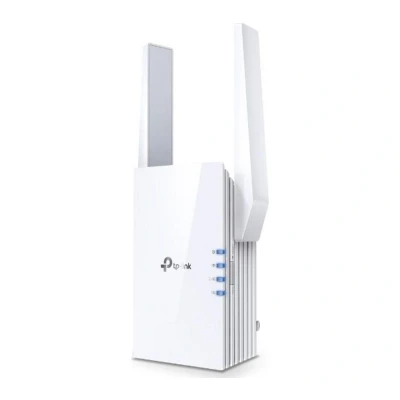 Image of TP Link AX3000 Dual Band Mesh Wi Fi 6 Range Extender, Broadband/Wi Booster/Hotspot with 1 Gigabit Port, 160 MHz Channels, Built In Access Point Mode, Easy Setup, UK Plug (RE705X)