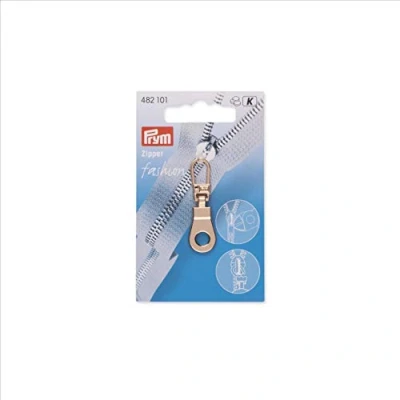 Image of Prym Zipper, Metal, New Gold, 10 x 40 mm