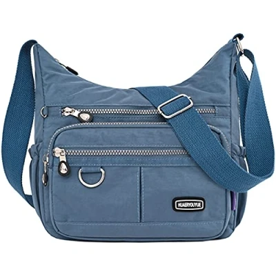 Image of HUAERYOUYUE WATERPROOF Messenger Bag Women Shoulder Casual Cross Body Travel Side for Tablet Laptop Satchel