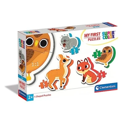 Image of Clementoni 20814 My First puzzle Forest Animals 2 3 4 5 Pieces, jigsaw for kids