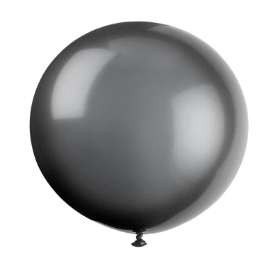Image of Phantom Black Large Latex Balloons (91cm) Pack of 6 Ideal for Parties, Celebrations, and Events