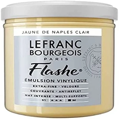 Image of Lefranc Bourgeois Emulsion, Acrylic, Vinyl Paint, Naples Yellow Light, 1 stück (1er Pack)