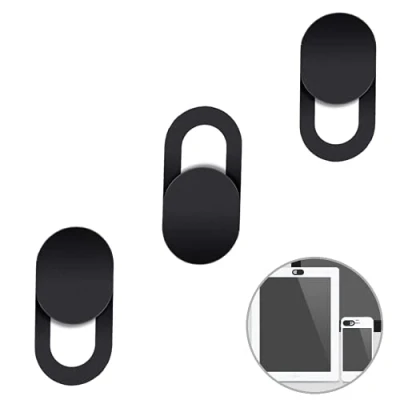 Image of 3 PCS Webcam Cover, Laptop Camera Cover Slide, Ultra Thin Slide Suitable for Computer, MacBook, Cell Phones, Laptop, iPhone