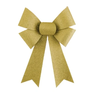 Image of Eurowrap Gold Glitter Bow 30cm