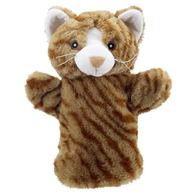 Image of The Puppet Company Cat (Ginger) Eco Animal Buddies, Brown