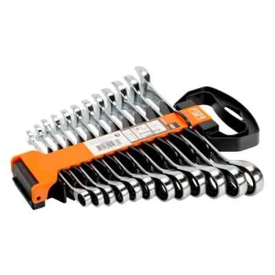 Image of Bahco 1RM/SH12 8 19 mm Ratcheting combination wrench Set Multi Colour