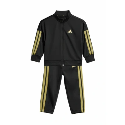Image of adidas Performance Essentials Infant SET Tracksuit Black gold metallic for kids, Size: 0 3m,