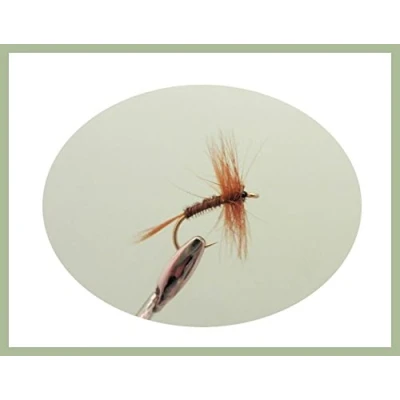 Image of Pheasant Tail Dry Trout Flies, 12 Pack Mixed Size 12/14/16, For Fly Fishing