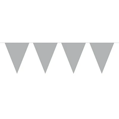 Image of Creative Folat Silver Color Garland For Party Decoration 10 meters