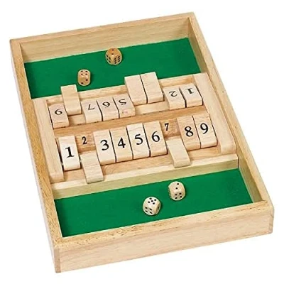 Image of GoKi 56897 Double Shut The Box Game, Mixed, Medium