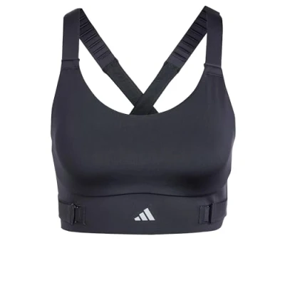 Image of adidas Performance Fastim High support sports bra, Women&#039;s, Size: LxC D, Black