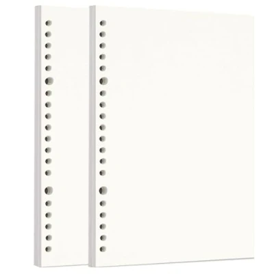 Image of Zelten Loose Leaf Punched Paper Refills for Personal Organizer Diary Notebook Refillable Planner (Sketch, A5/20 Hole)
