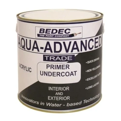 Image of Bedec Aqua Advanced PRIMER UNDERCOAT Dark Grey 1 Litre