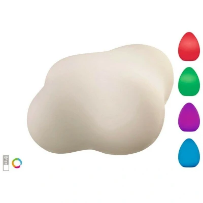 Image of Eos Table Lamp 2W LED RGB with Remote Control IP44, 90lm, Opal White