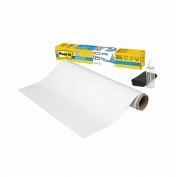 Image of Post it Easy Erase Whiteboard Surface, White, 121.9 cm x 242 cm, 1 Roll/Pack