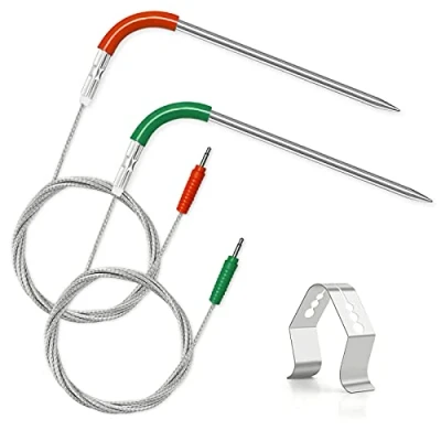 Image of Grill Meat Probe 2 Pack Temperature Replacement for Weber iGrill 3 Mini,Weber Kit with HolderV
