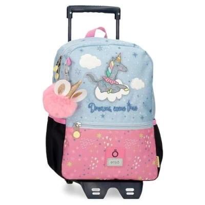 Image of Enso Dreams come true Preschool Backpack with Trolley Multicolor 25x32x12 cms Polyester