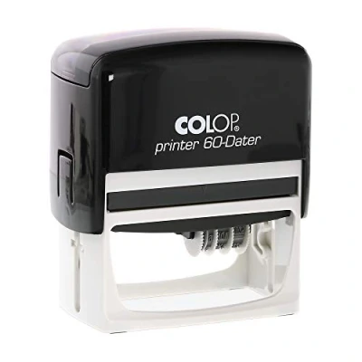 Image of Colop Printer 60 Dater Date Right Custom 37 x 76 mm 3+3 Lines incl. textplate