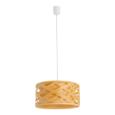 Image of Näve Finja hanging light, lampshade in a bamboo look