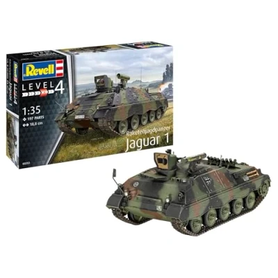 Image of Revell 03353 Raketenjagdpanzer Jaguar 1 1:35 Scale Unbuilt/Unpainted Plastic Model Kits