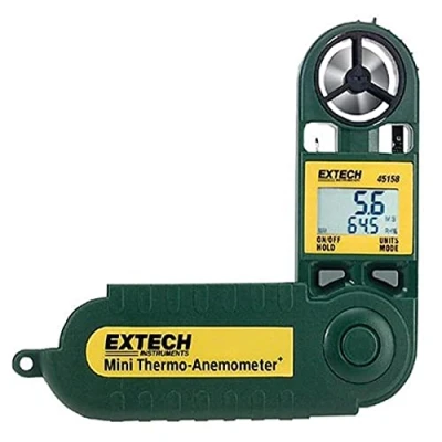 Image of Extech 45158 Instruments Mini Thermo Anemometer with Humidity Green