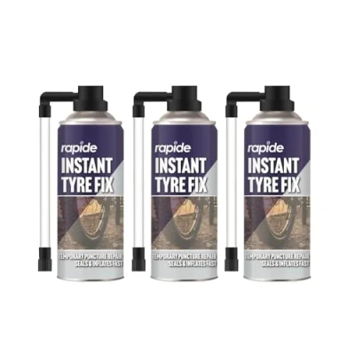 Image of SDMAX Bicycle Cycle Tyre Fix Spray Sealing Inflates Sealants Inner Puncture, Compact, And Portable, Long Lasting, Versatile Use Pack Of 3