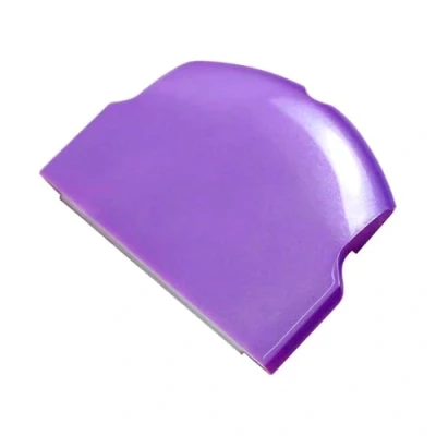 Image of OSTENT Battery Protector Cover Door Repair Parts Replacement Compatible for Sony PSP 2000/3000 Color Purple