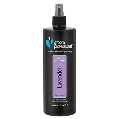 Image of GROOM PROFESSIONAL Lavender Dog Cologne Spray Perfume for Smelly Dogs Relaxing Scent of Perfect Between Washes Long Lasting Scent, 500ml