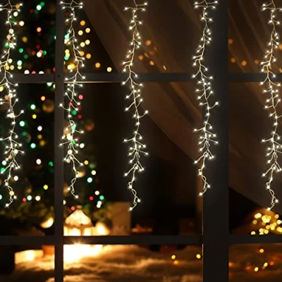 Image of Christmas Workshop 240 LED Waterfall Curtain Chaser Lights Warm White