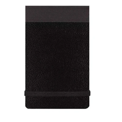 Image of Silvine 190 Elastic Band Book Black PK12
