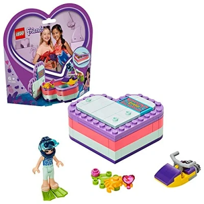 Image of LEGO 41385 Friends Emma&#039;s Summer Heart Box