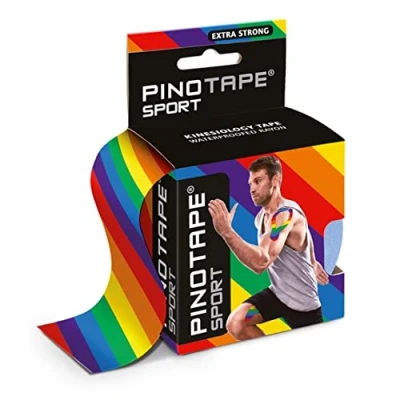 Image of Pinotape Sport Kinesiology Tape 5 cm x m Pride Rainbow