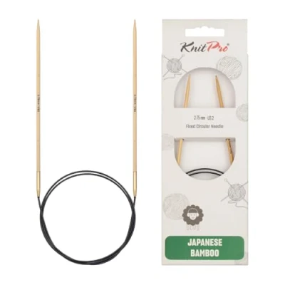 Image of KnitPro Bamboo circular needle 80cm 2.75mm 3pcs