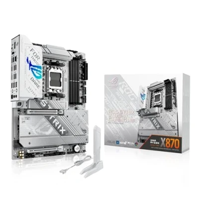 Image of ASUS ROG Strix X870 A Gaming WiFi, AMD ATX motherboard, 16+2+2 power stages, DDR5 slots, four M.2 PCIe 5.0 with full support for next gen GPUs, WiFi 7, USB 20Gbps w/PD 3.0 up to 30W