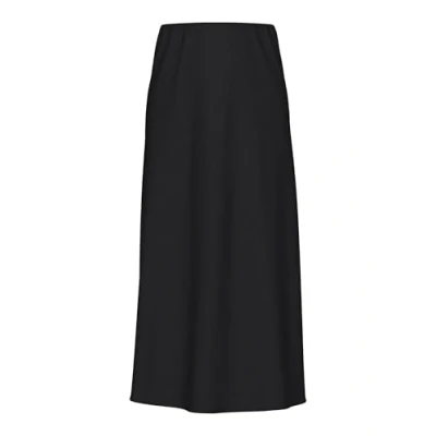 Image of PIECES Women&#039;s Pcfranan Hw Midi Skirt Noos Bc, Black, L