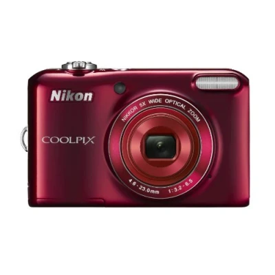 Image of Nikon Coolpix L28 Compact Digital Camera 20.1 Megapixels 3 Inch Screen 5x Optical Zoom Red (Renewed)