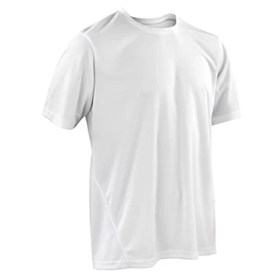 Image of Spiro Mens Quick Dry Sports Short Sleeve Performance T Shirt (2XL) (White)