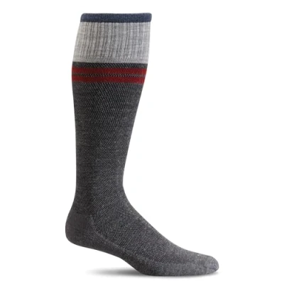 Image of Sockwell Men&#039;s Sportster Moderate Graduated Compression Sock, Charcoal M/L