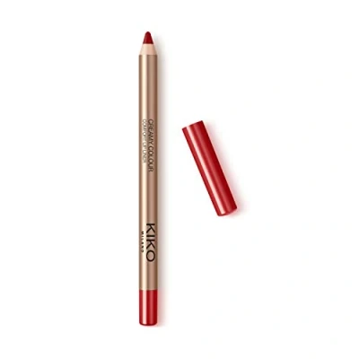 Image of KIKO Milano Creamy Colour Comfort Lip Liner 13 Long lasting Pencil, Prearly Tulip Red, 1 Count (Pack of 1)