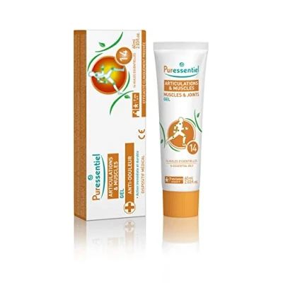 Image of Puressentiel Muscles &amp; Joints Gel 60ml Providing fast Relief Naturally Soothes Muscle Pain, Back Pain Relief, Neck Shoulder Aches 100% Natural active ingredients From 7 yrs +