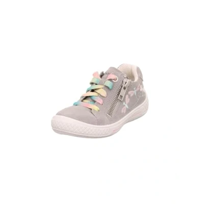 Image of Superfit Tensy Trainers for kids, Size: 2, Grau/rosa Suede