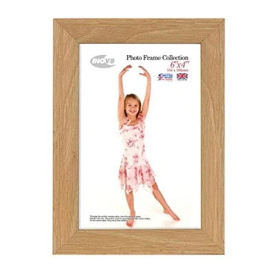 Image of Inov8 Framing Photo Frame, Wood, Lime Oak, 6&quot;x4&quot; (15.24cm x 10.16cm)