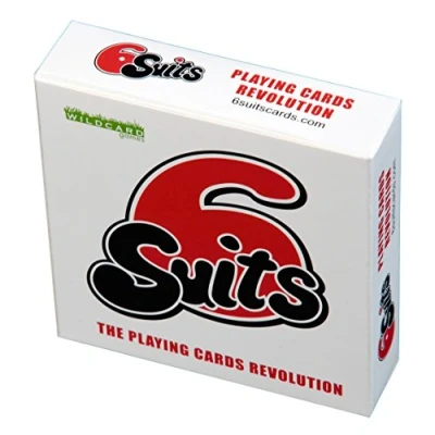 Image of 6 Suits the Playing Cards Revolution of 9 Play Poker, Rummy, Bridge, Snap and other Card Games New Ones in Fun Way Novelty Deck Gift for Kids Adults