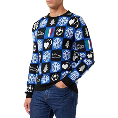 Image of Inter Xmas Jumper 2021 Unisex Adult (1 Pack) Blue