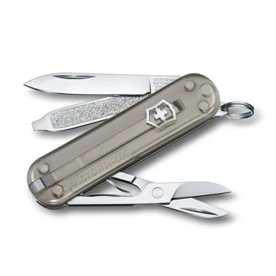 Image of Victorinox, Classic SD, Swiss Army Pocket Knife, small, Multi Tool, Camping, 7 Functions, Blade, Nail file, Screwdriver 2.5 mm