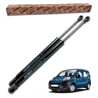 Image of AUTORCE 2 Pcs Rear Tailgate Boot Gas Struts Intended For Peugeot Bipper And Citroen Nemo 2007 2021 Lift Support Shock Absorber System 670 (N) 600 MM 1354844080, 00008731V0, 8731V0