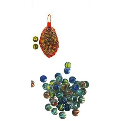 Image of V VAPE Net of 50 Glass Marbles (CATS EYE CLEAR)